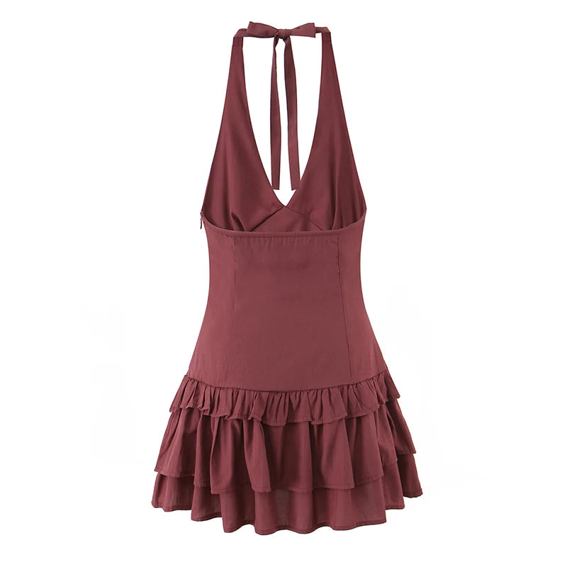 JOARDA RUFFLE MINI DRESS