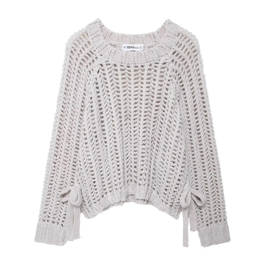 SHEA HOLLOW OUT SWEATER