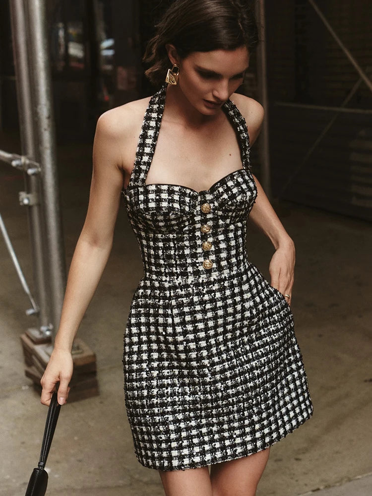 MARTA TWEED MINI DRESS