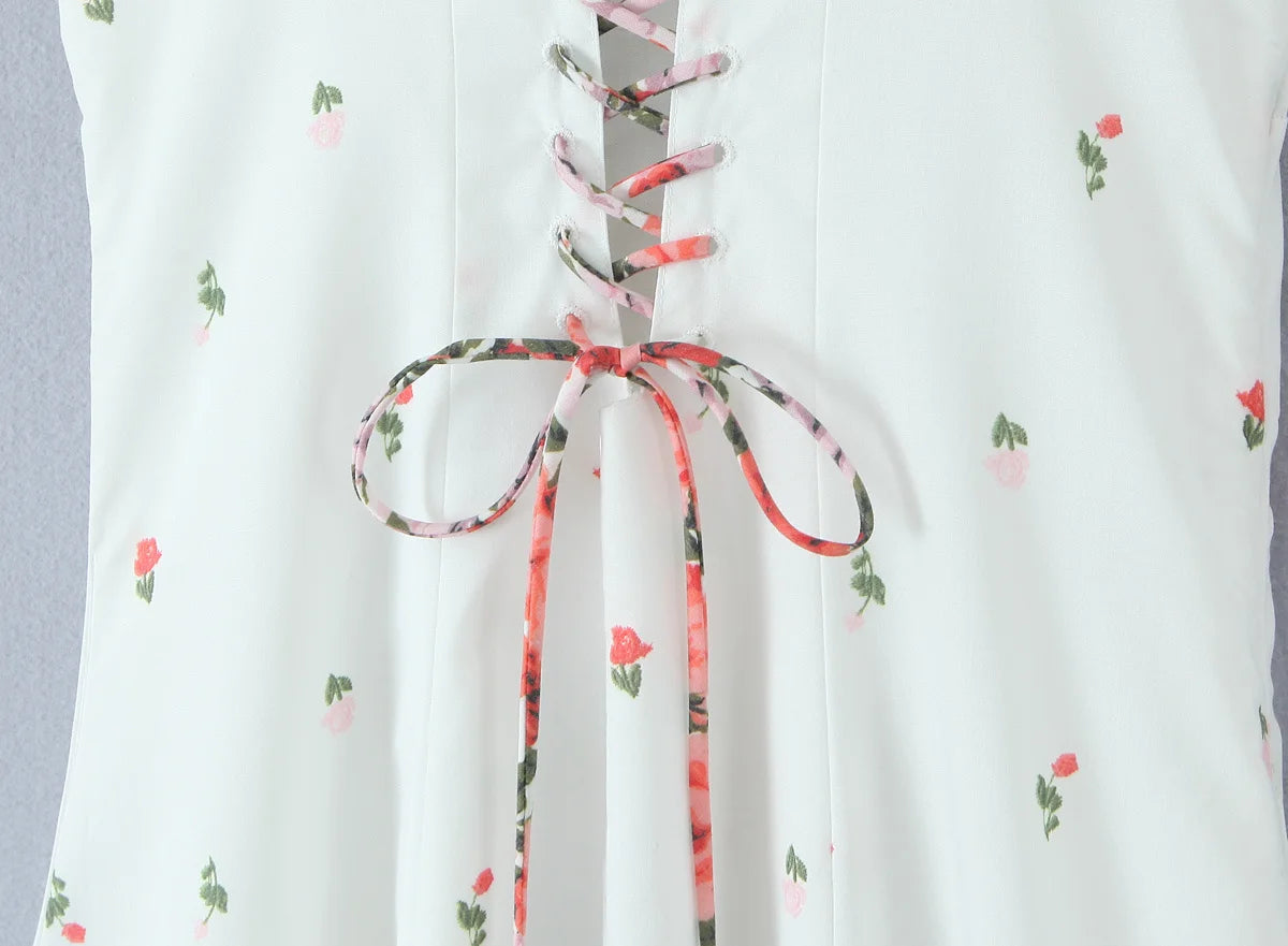 MONIKA FLORAL MIDI DRESS