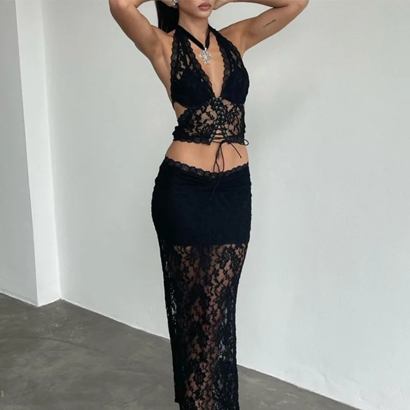 NERINA LACE TWO PIECE SET