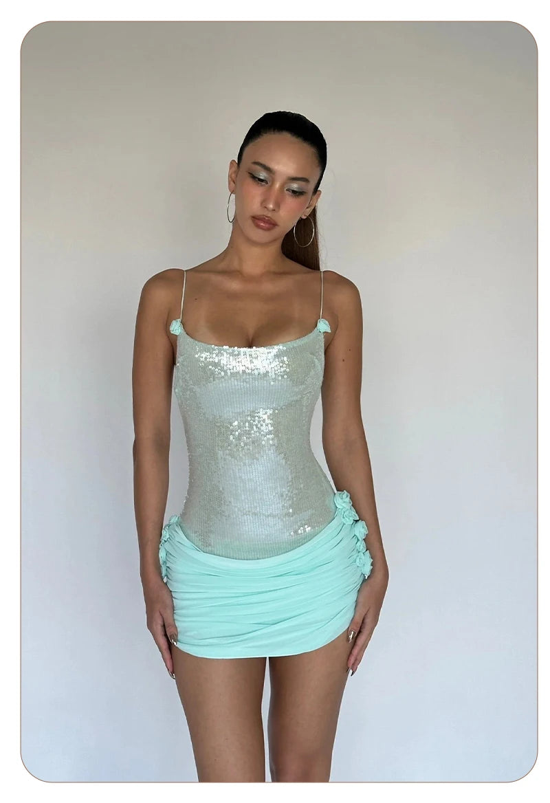 LORELI SEQUIN MINI DRESS