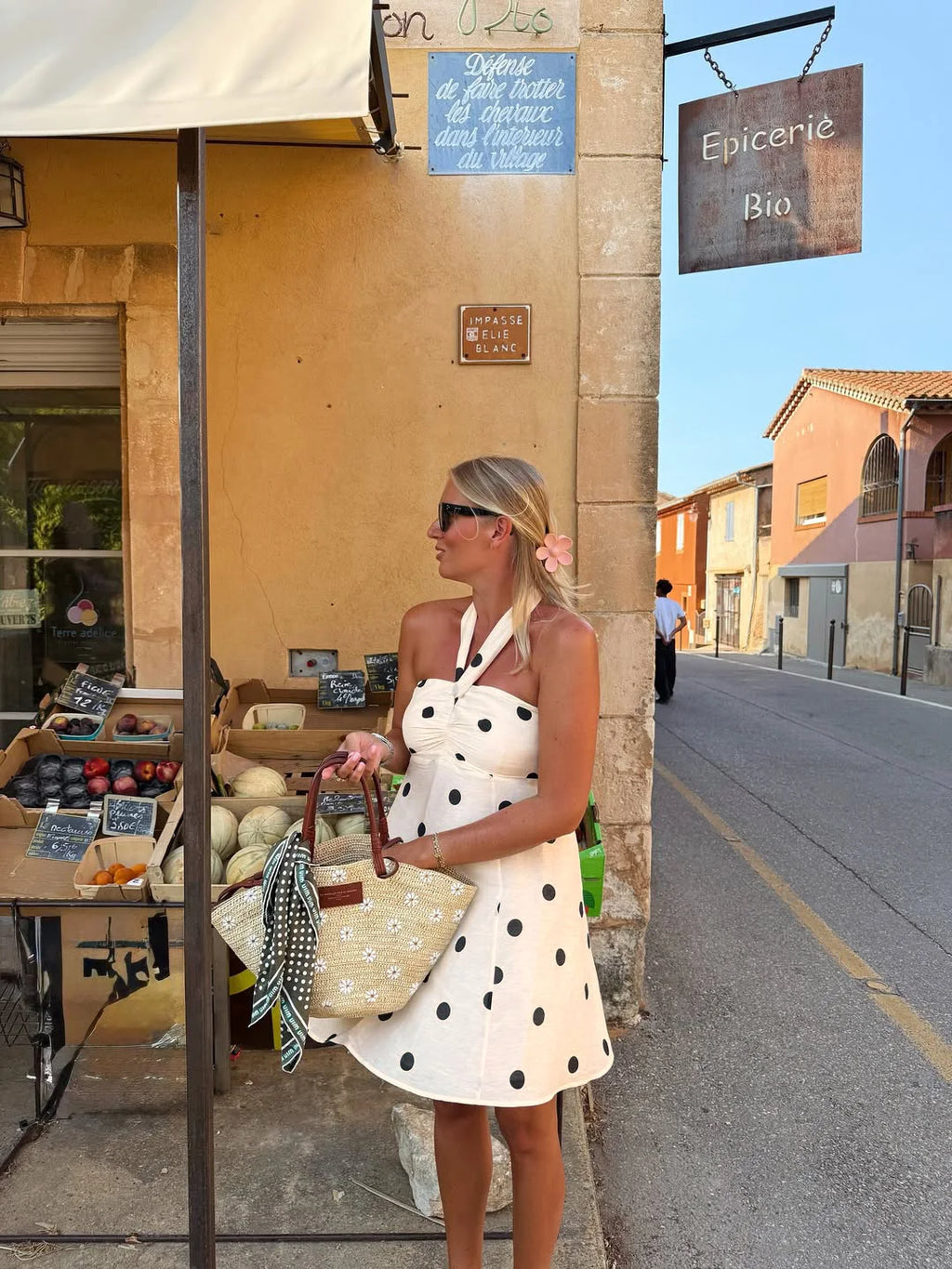 MARENA POLKA DOT MINI DRESS