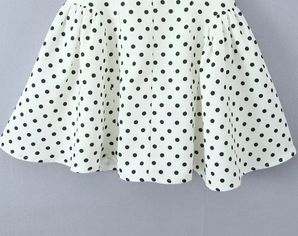 HARRIET POLKA DOT MINI DRESS