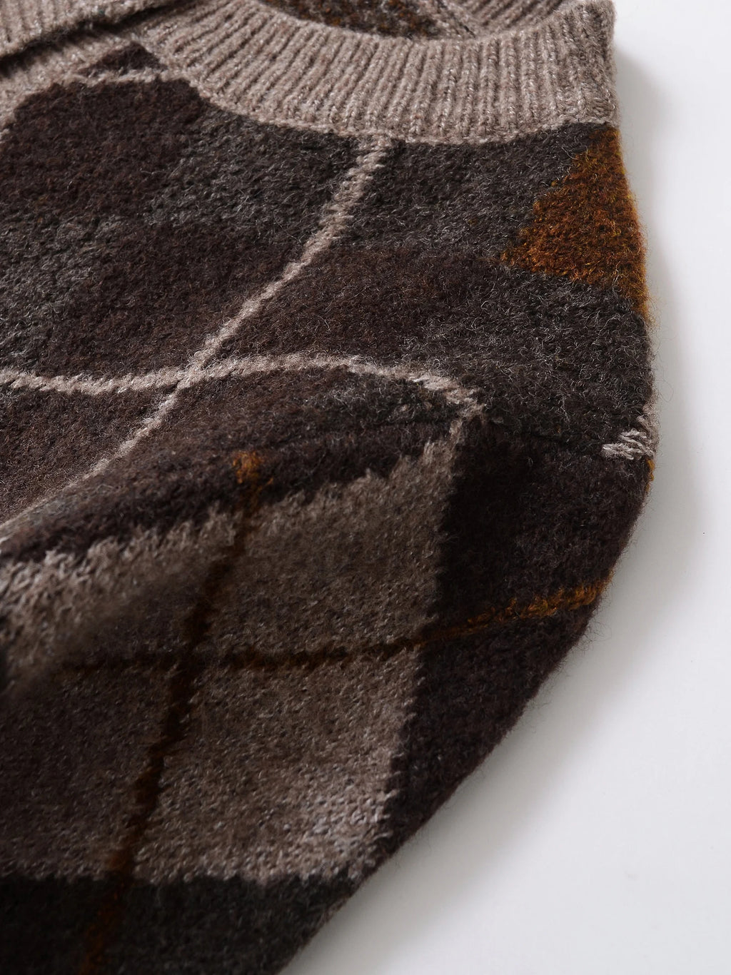 Dani Argyle Knit Cardigan