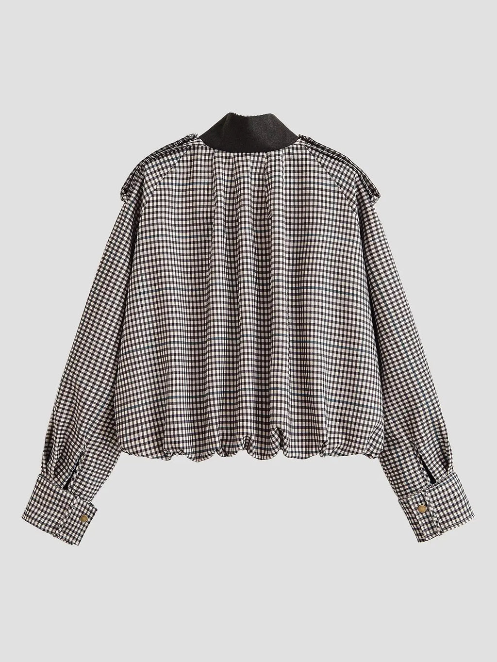MIKAS PLAID JACKET