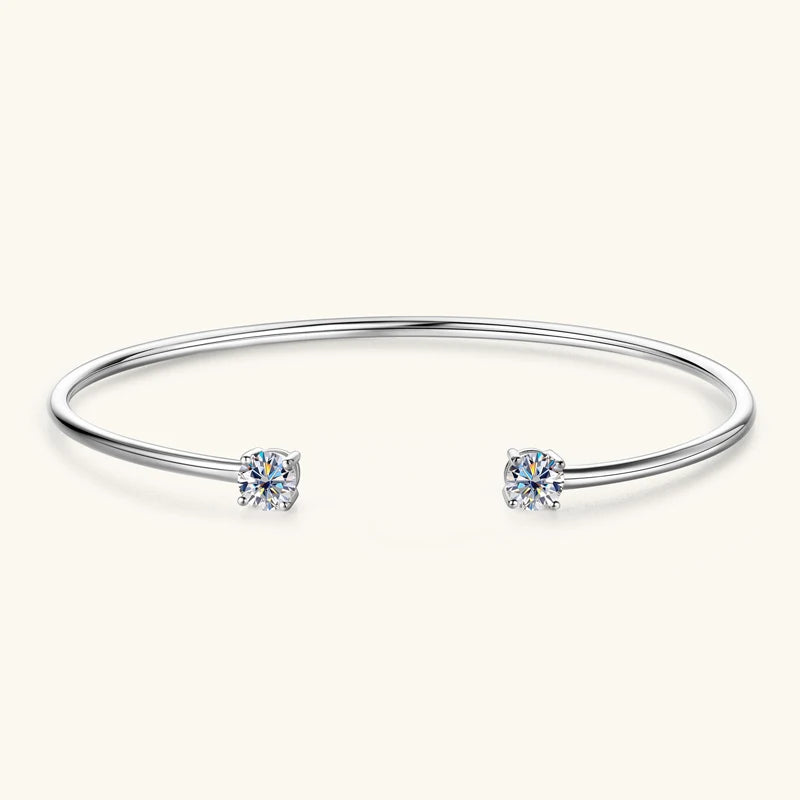 AISHA MOISSANITE BANGLE CUFF