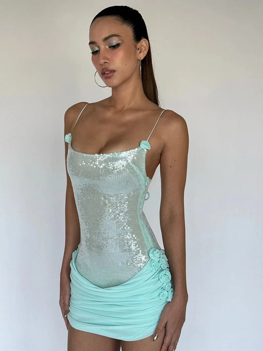 LORELI SEQUIN MINI DRESS