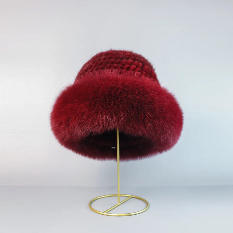 STELLA REAL MINK FUR CAP