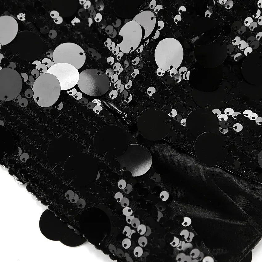 AZIEL SEQUIN MINI SKIRT