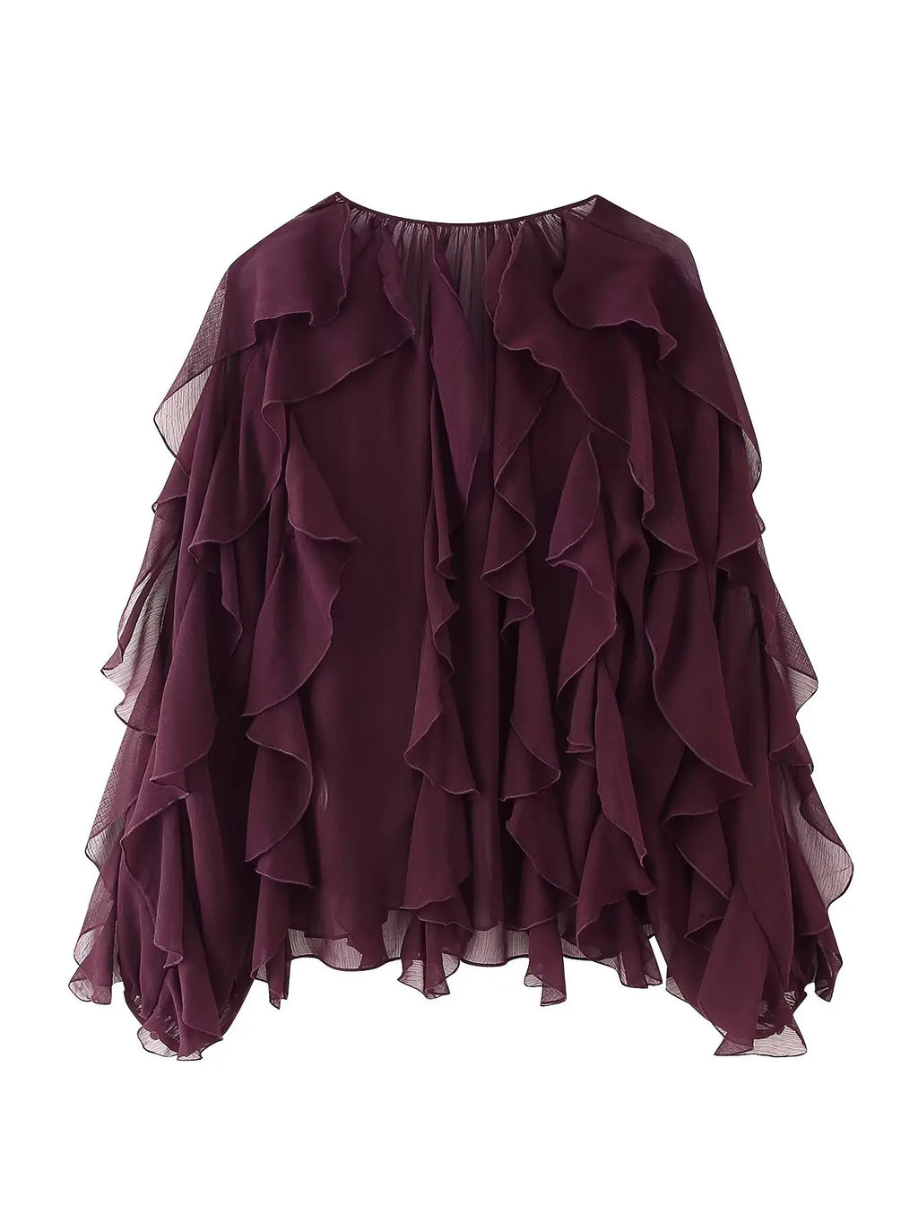 CHIARA RUFFLE BLOUSE