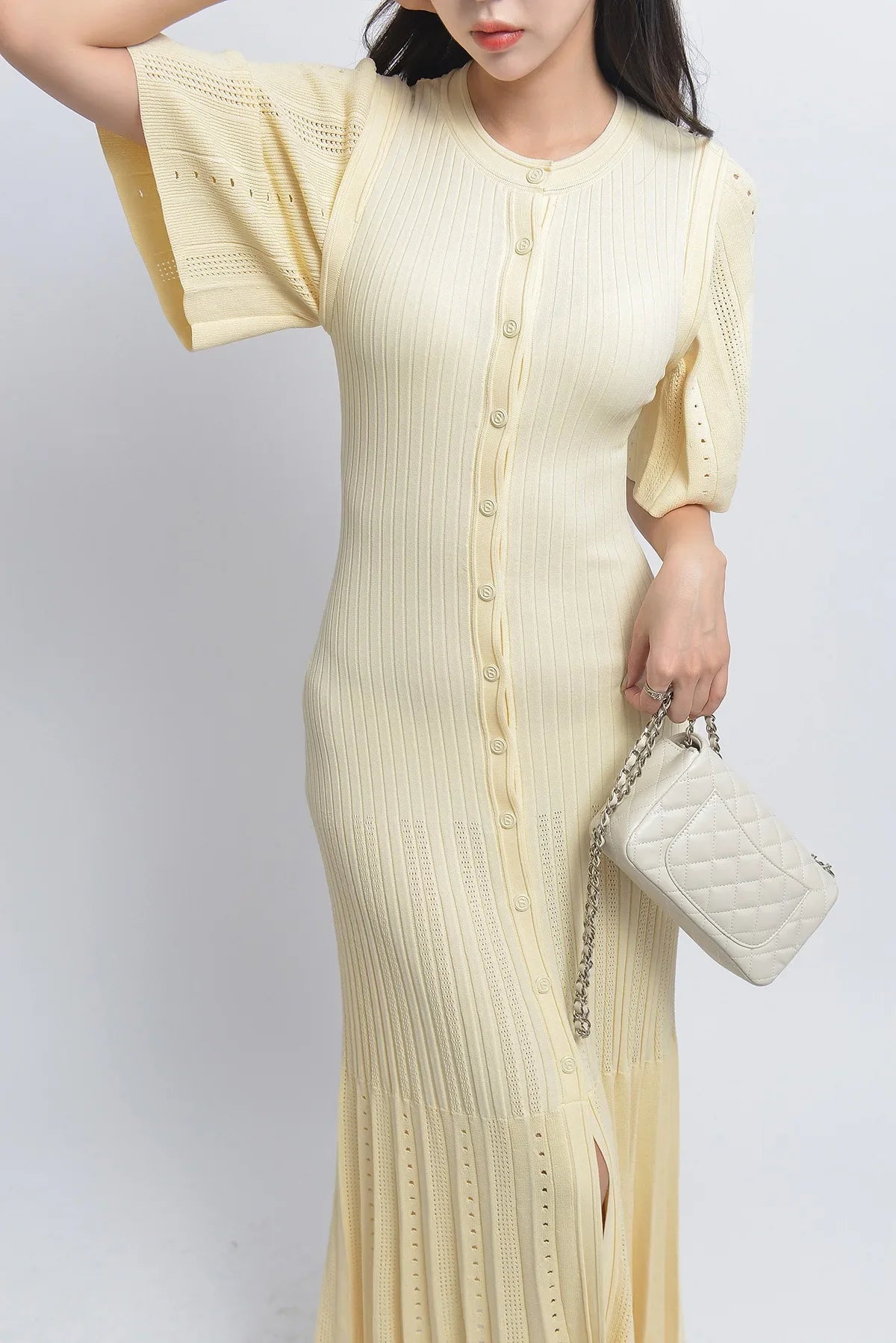 NYLA KNITTED MAXI DRESS