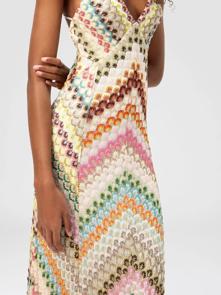 NANA PRINT MAXI DRESS