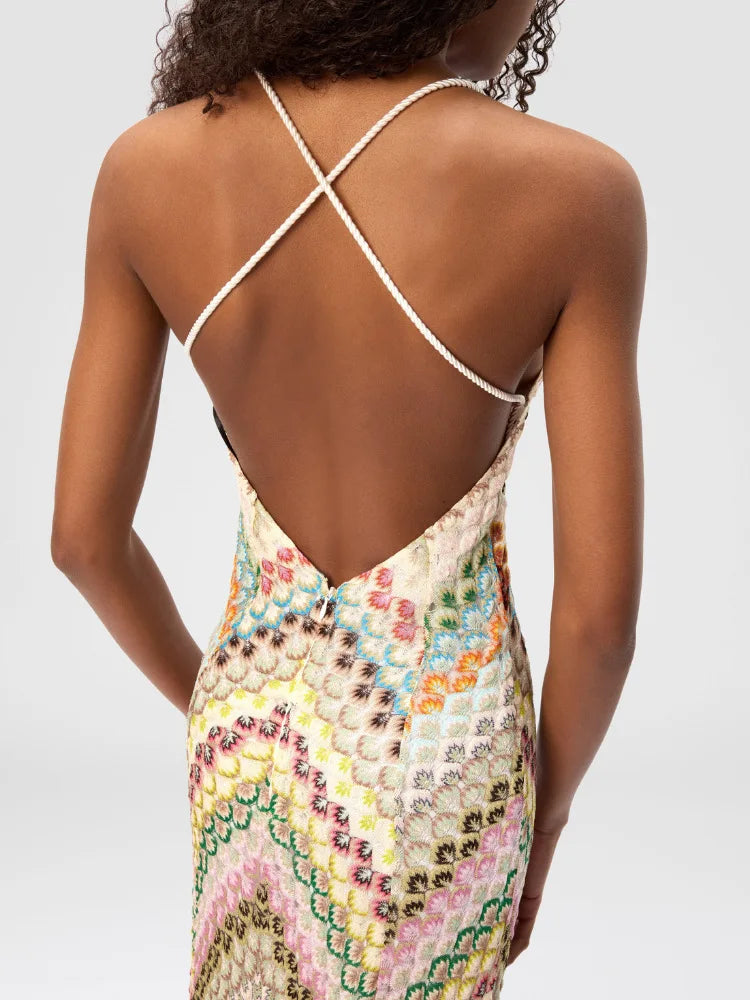 NANA PRINT MAXI DRESS