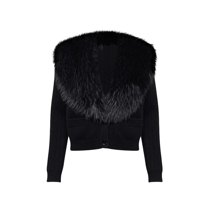 JIANA FUR CARDIGAN