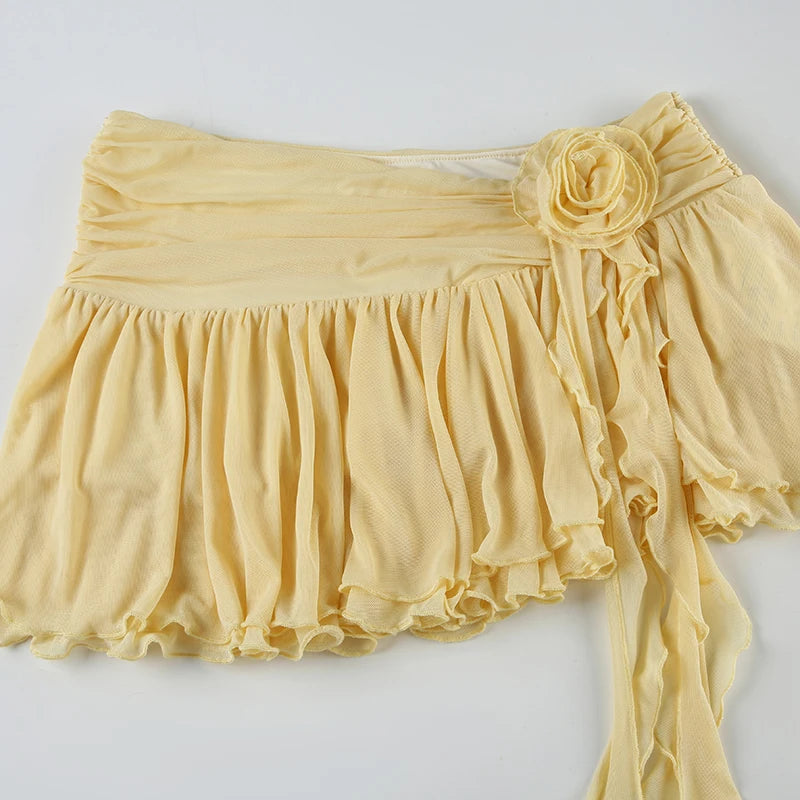 IVA FLOWER MINI SKIRT