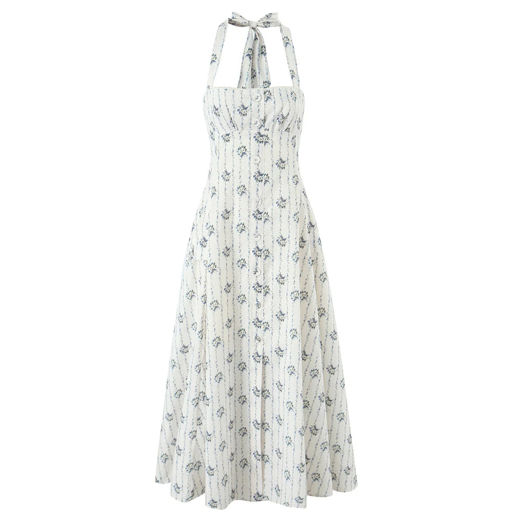 ALLORA FLORAL MIDI DRESS
