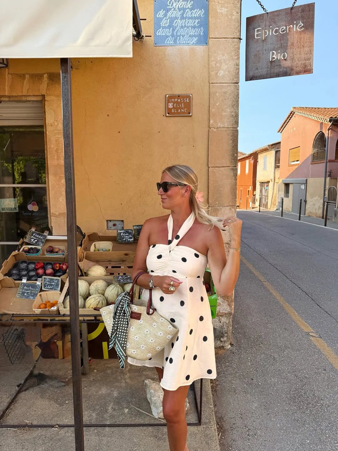 MARENA POLKA DOT MINI DRESS