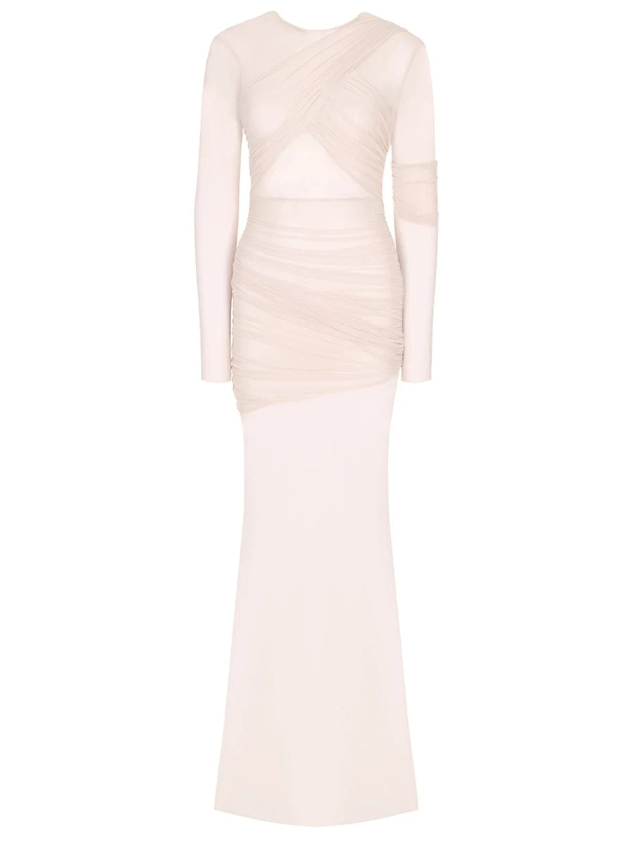 CLEMENTINE MESH MAXI DRESS