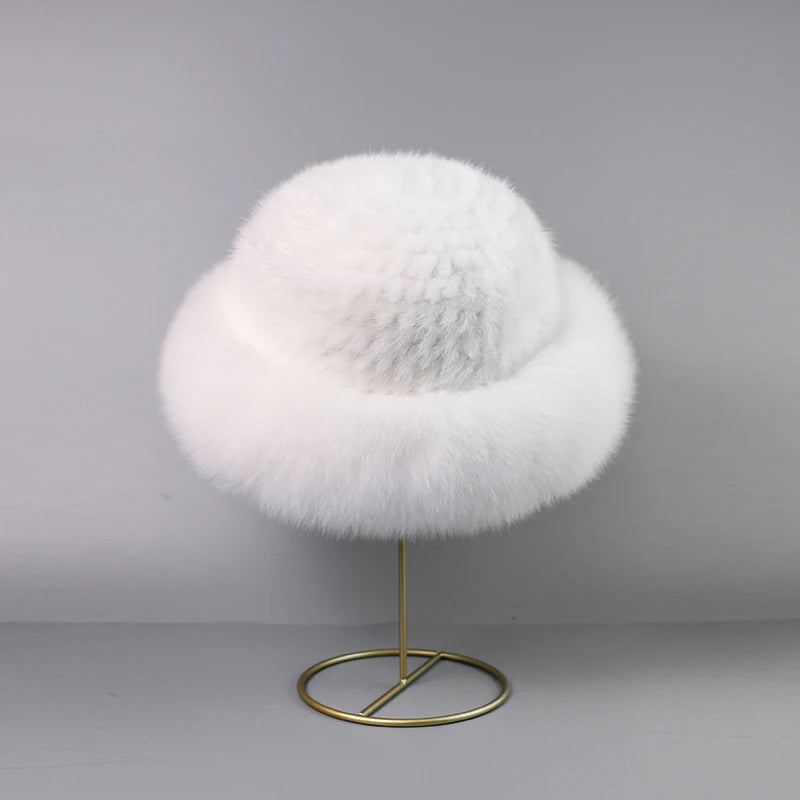 STELLA REAL MINK FUR CAP