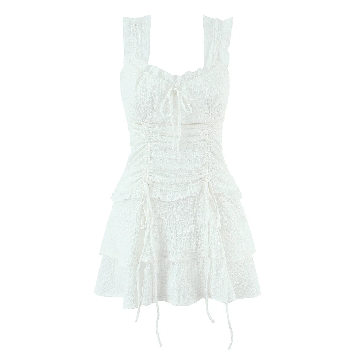 BRIGITTE RUCHED MINI DRESS