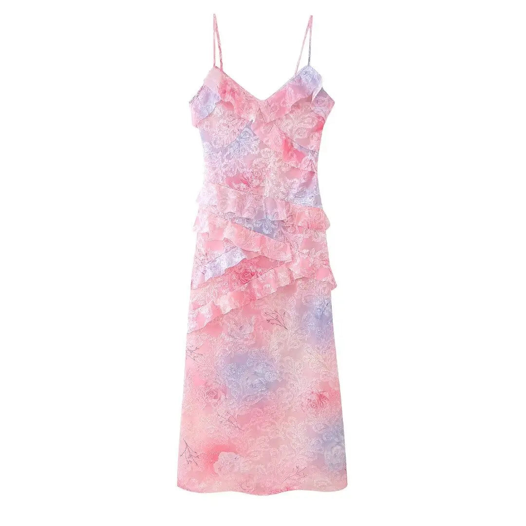 MADALINA RUFFLE DRESS