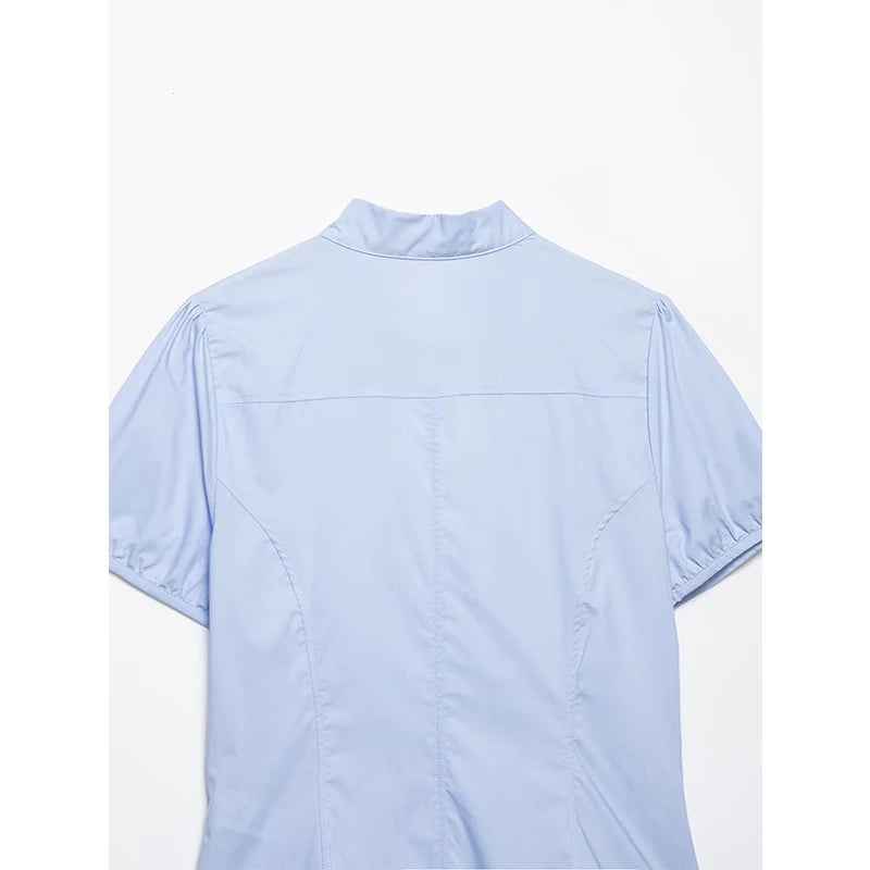 MIA TIE NECK SHIRT