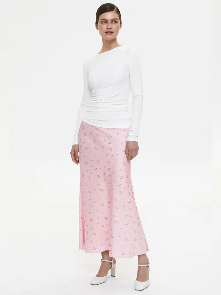 VIOLA SATIN SKIRT