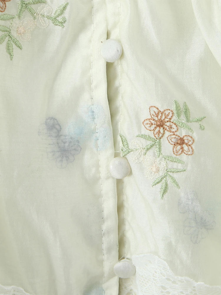 EMERY CO-ORD FLORAL LACE TOP