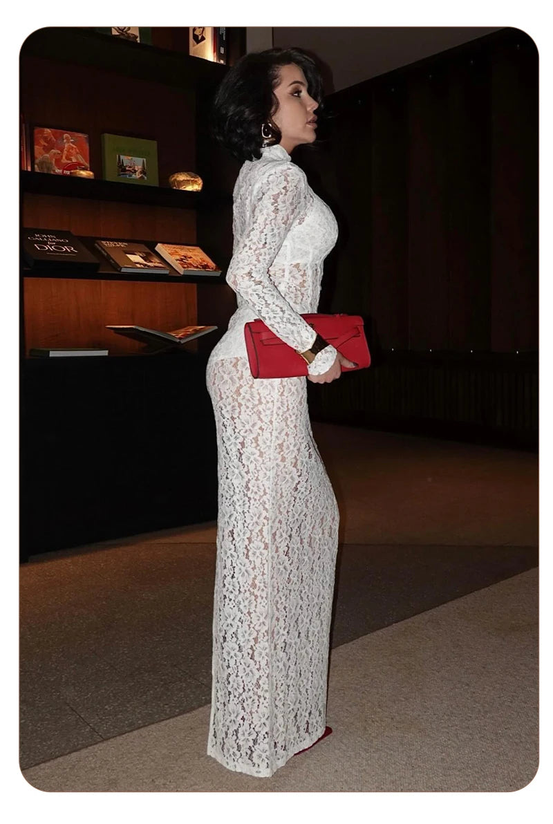 ENA LACE MAXI DRESS
