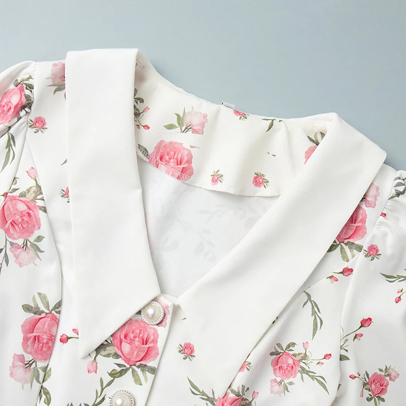 AYLIN FLORAL MINI DRESS