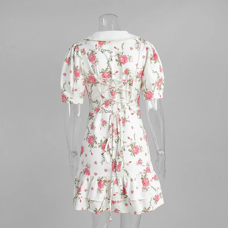 AYLIN FLORAL MINI DRESS