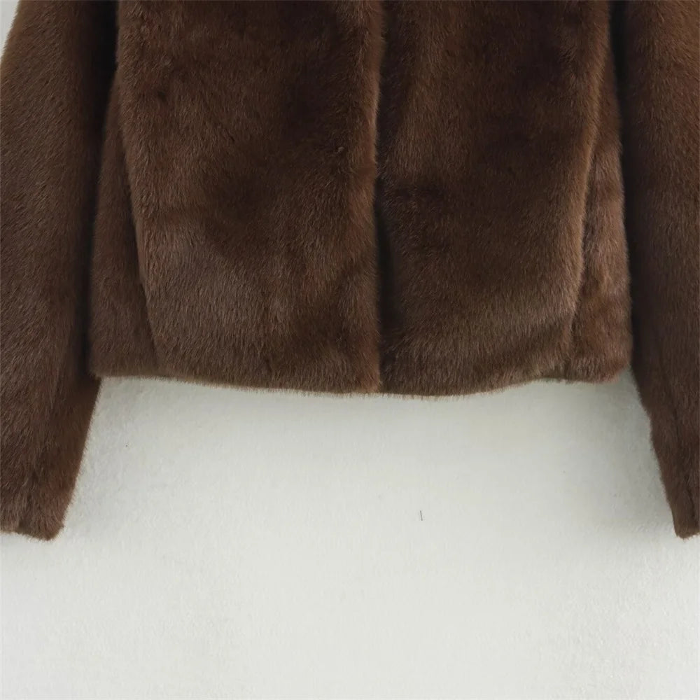 ALICIA FAUX FUR COAT