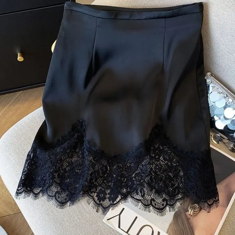 ELODIE SATIN SKIRT