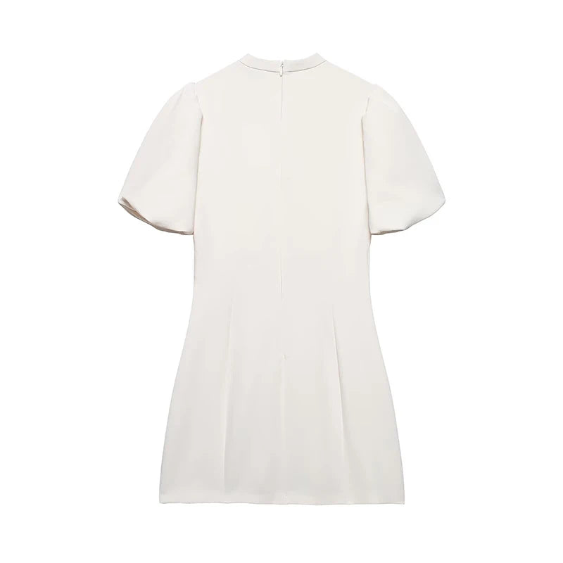 LENA PUFF SLEEVE MINI DRESS