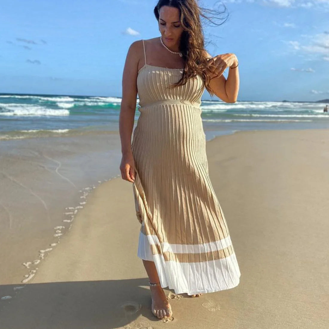 FREYA RIBBED MAXI DRESS