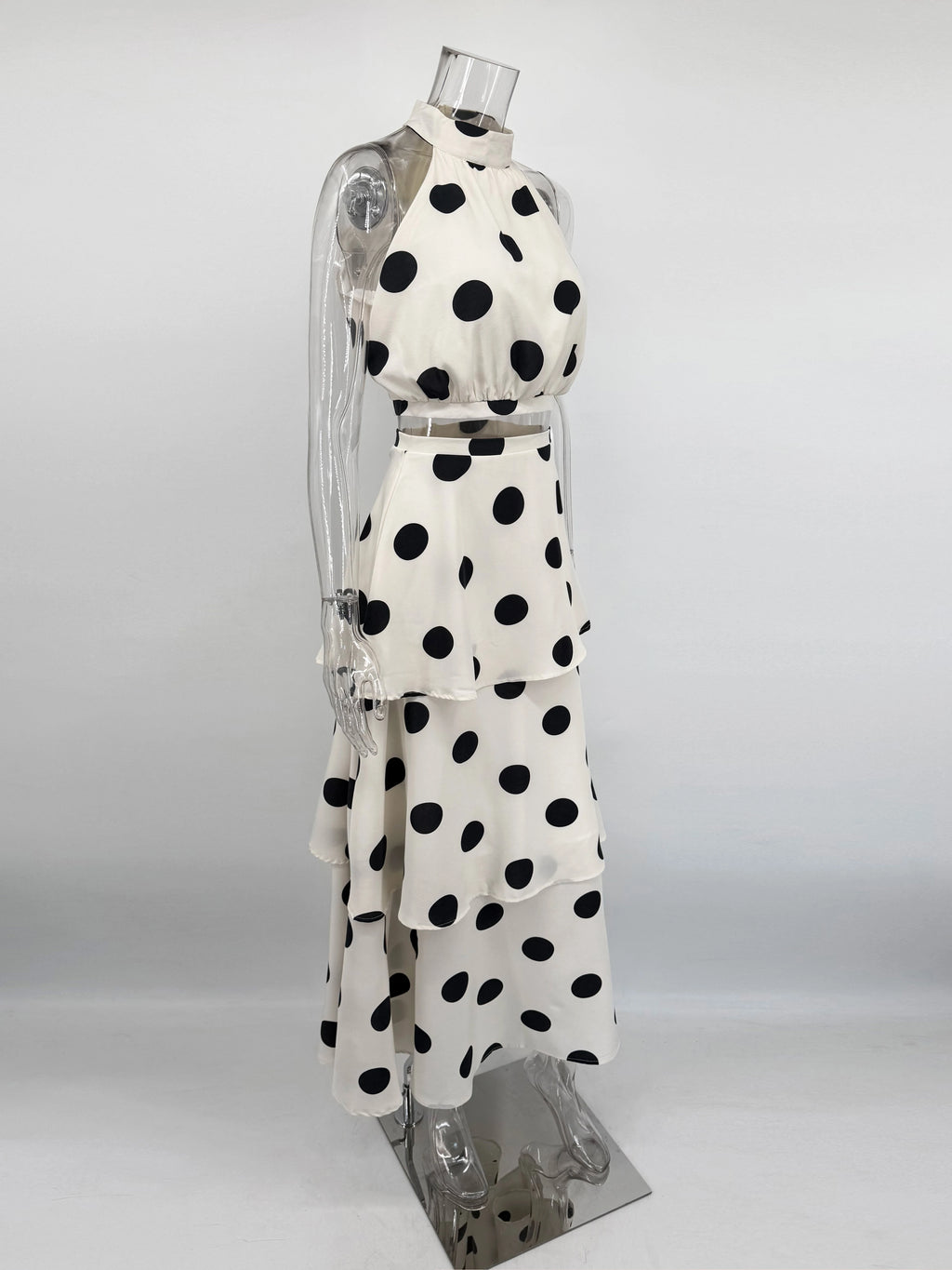 AMALS POLKA DOT TWO PIECE SET