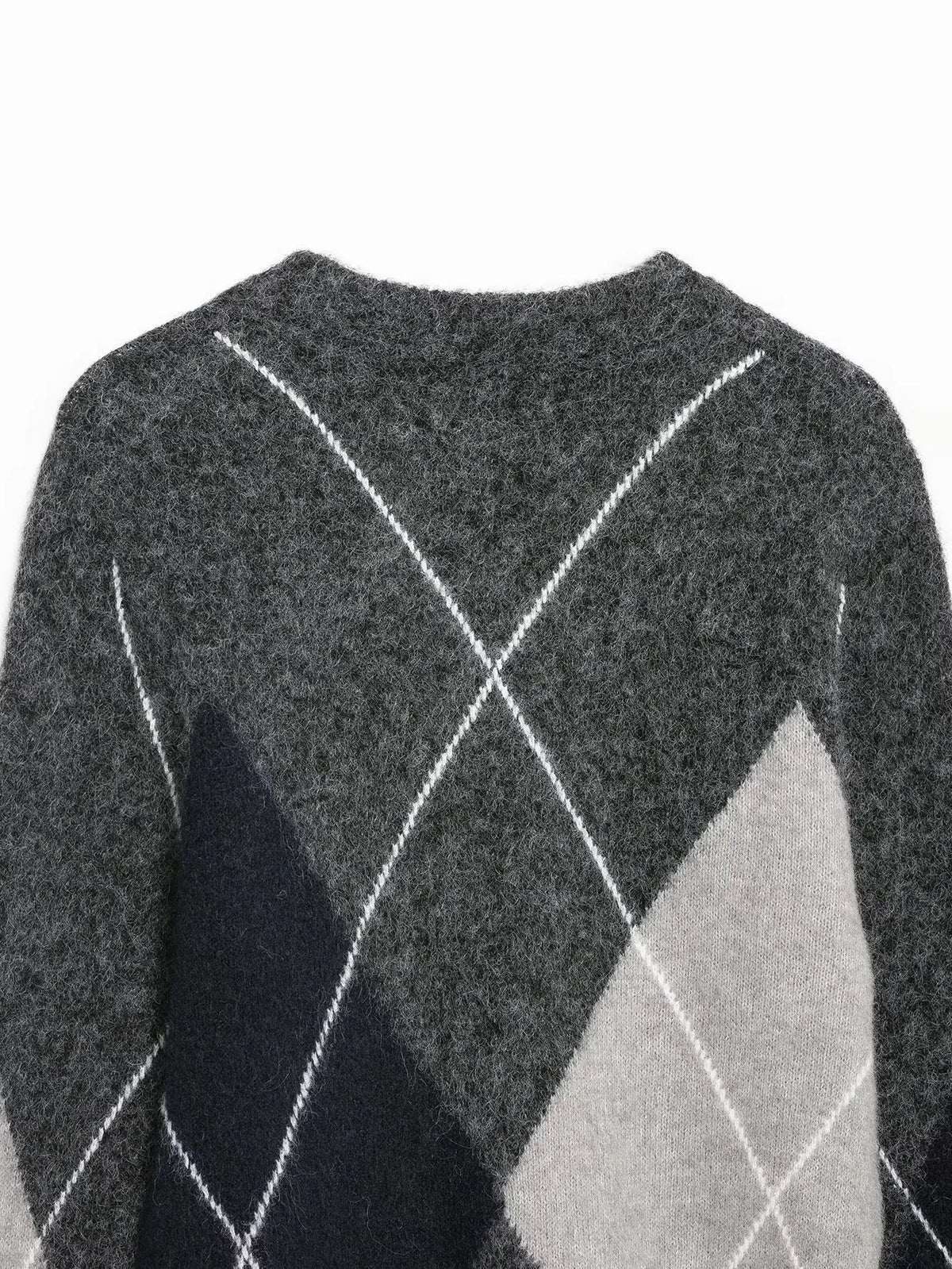 Aspen Argyle Knit Sweater