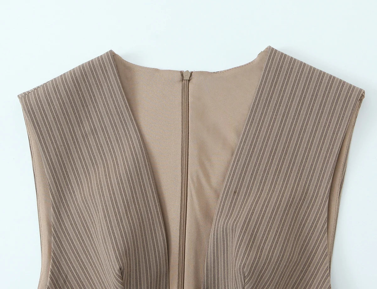 NEVA STRIPED MINI DRESS