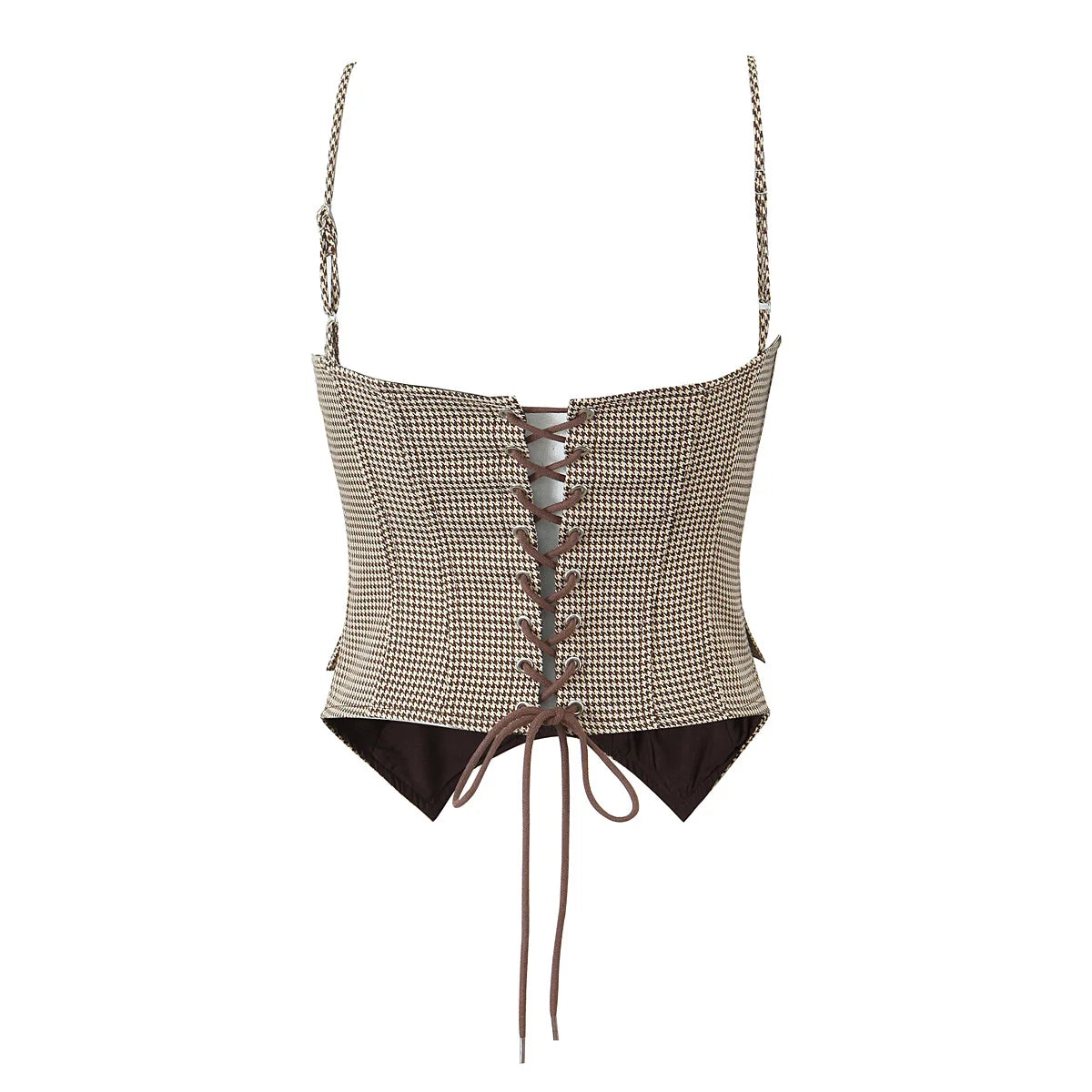 MELANIE PLAID CORSET