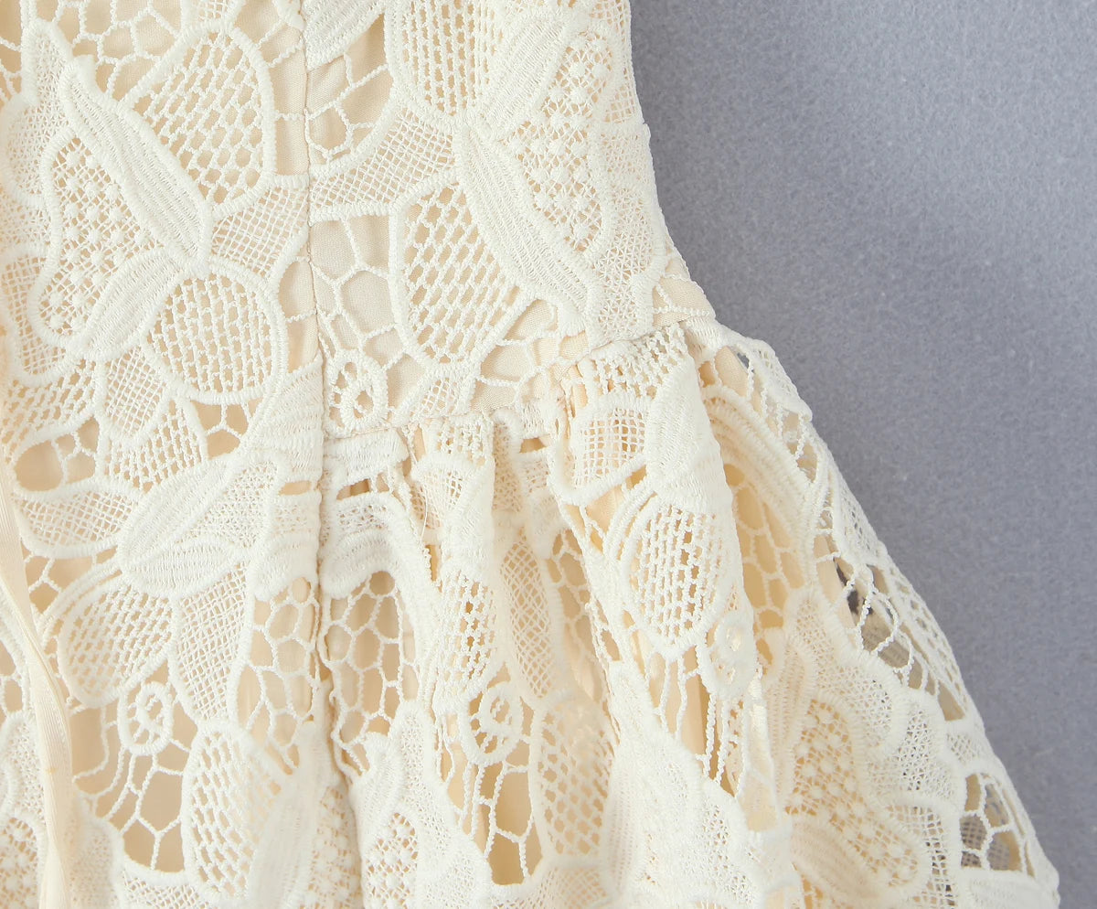 NERINA LACE MINI DRESS