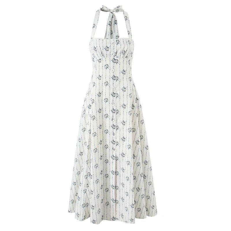 ALLORA FLORAL MIDI DRESS