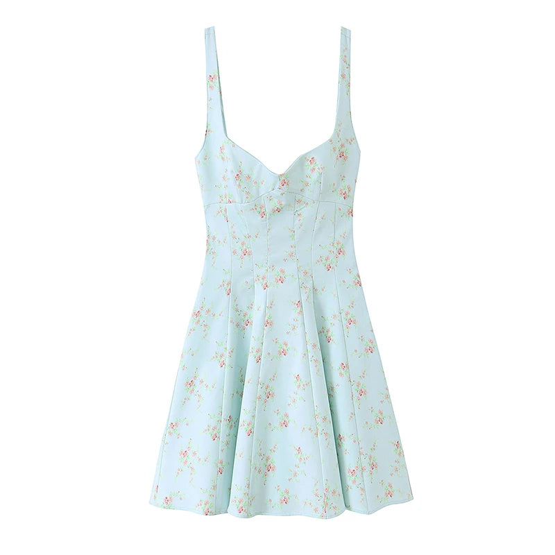 AMITU FLORAL MINI DRESS