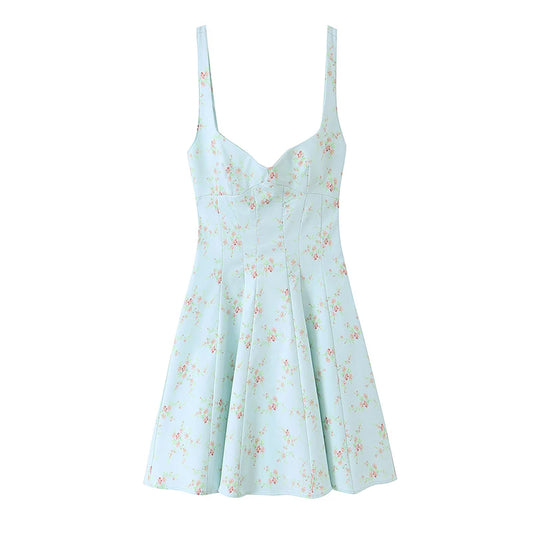 AMITU FLORAL MINI DRESS