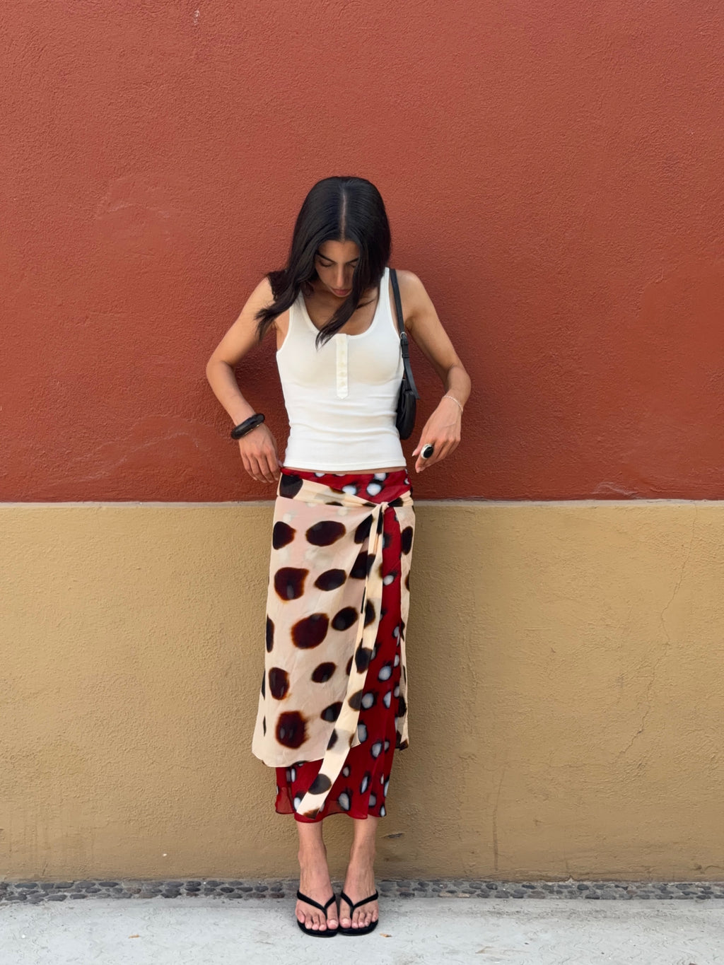 RHEYA ANIMAL PRINT SKIRT