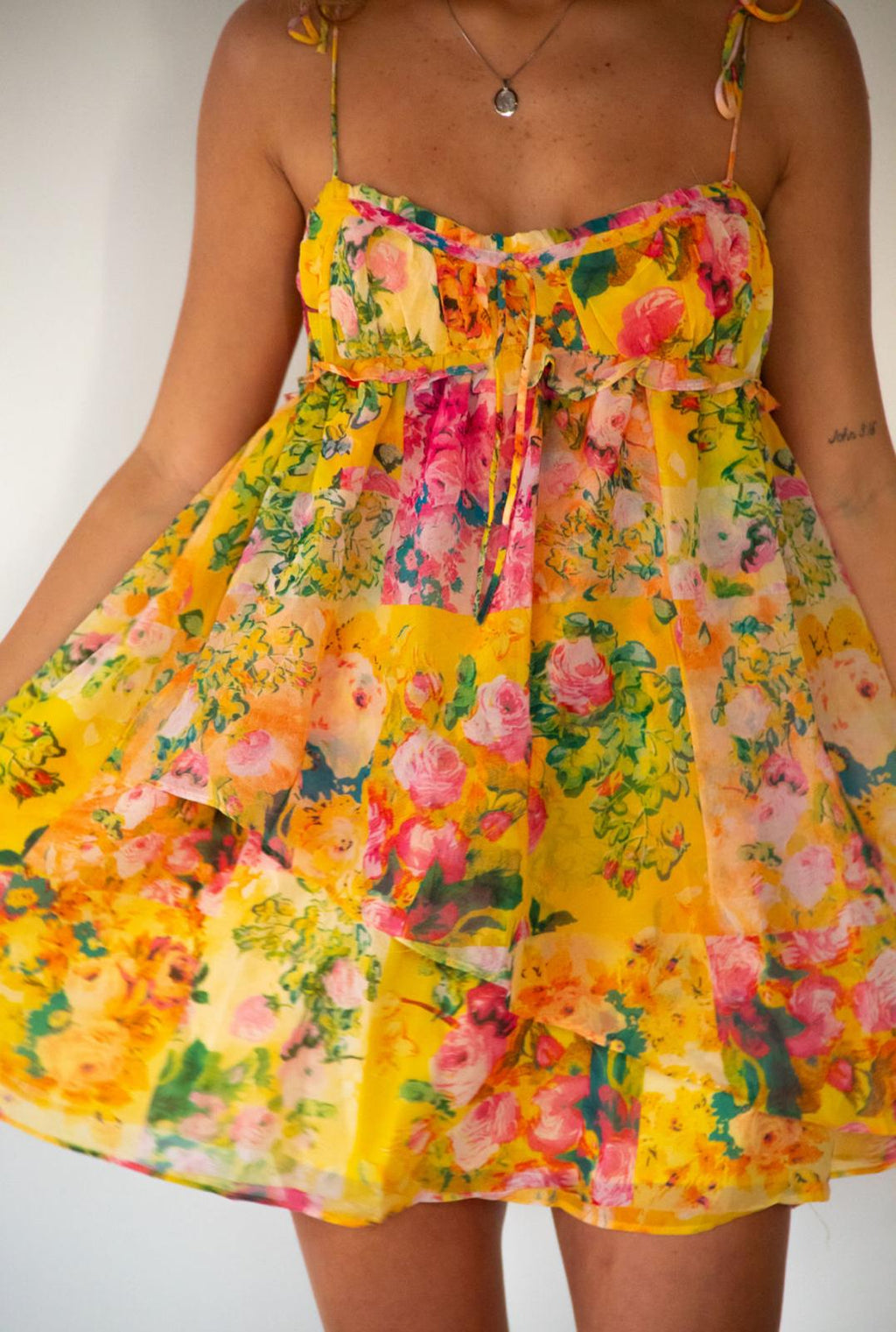 MADISON FLORAL MINI DRESS