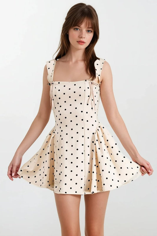 DEBORA POLKA DOT MINI DRESS