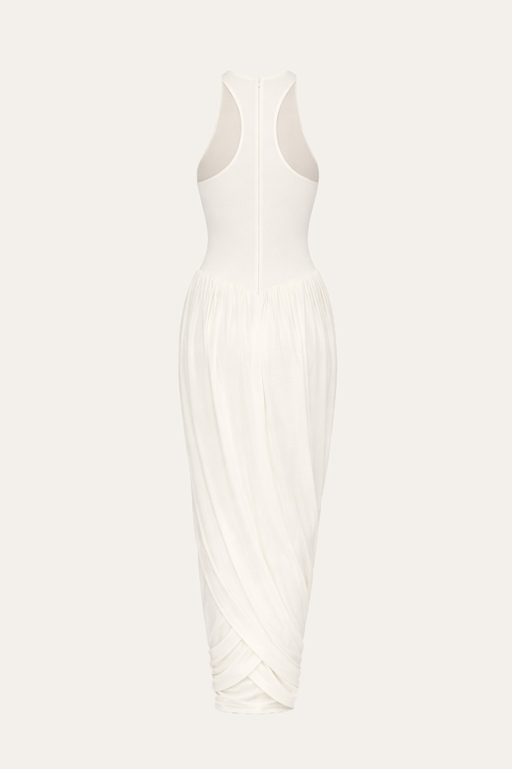 VIVIETE DRAPED MAXI DRESS