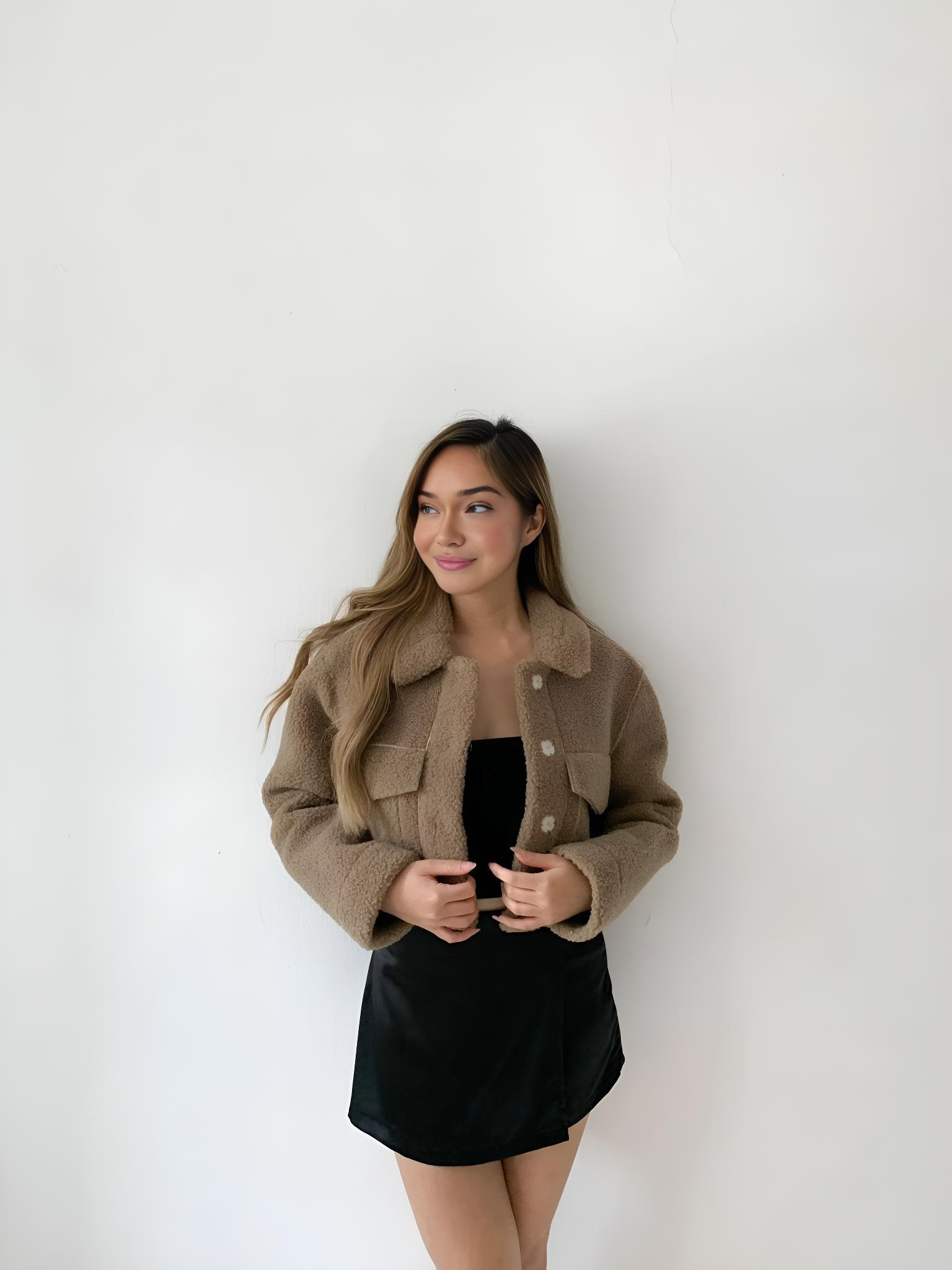ZIA CROPPED FUR JACKET