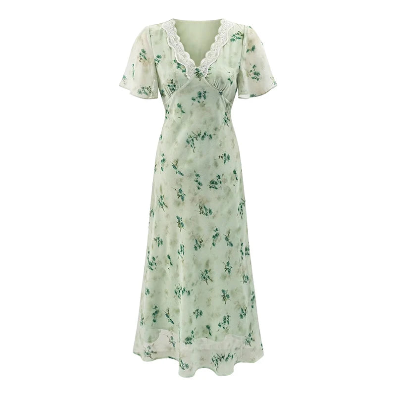 ARABELA FLORAL MIDI DRESS